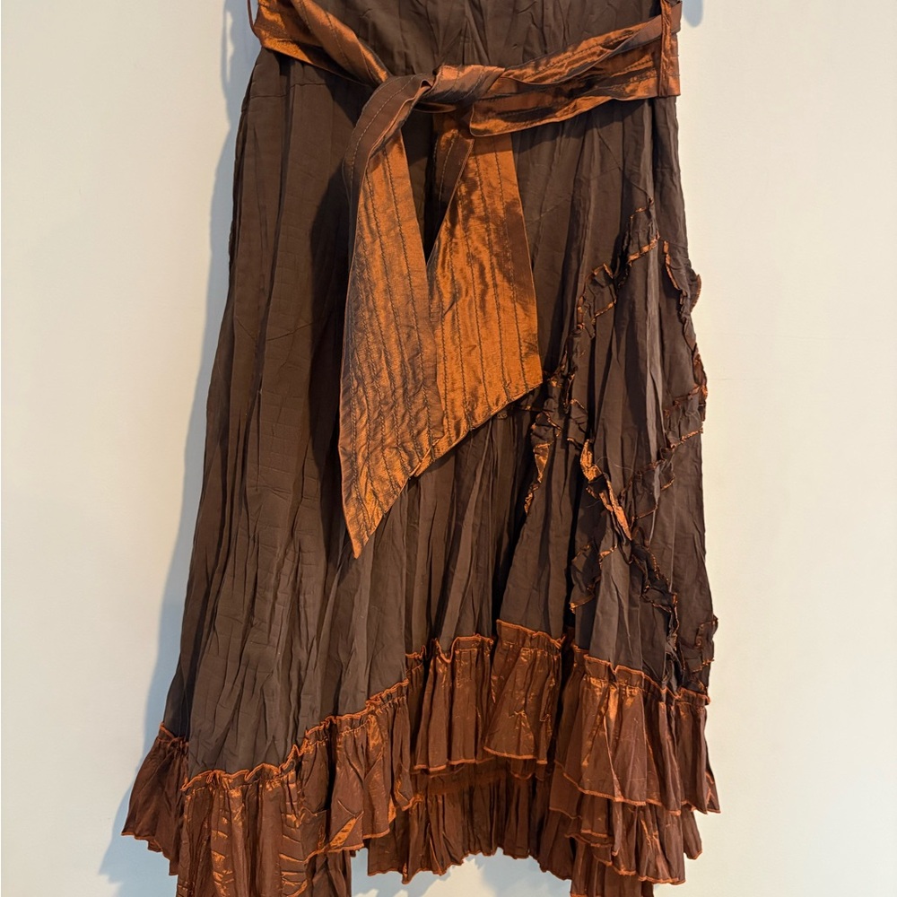 Alberto Makali Asymmetrical lined boho Skirt